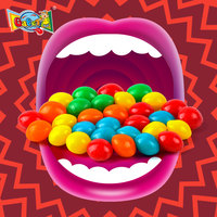 Groothandel snoepjes 85g Skittle-s kauwsnoep in staande hangende zak gemengde fruitige smaken aangepaste smaken knapperige schil kauwsnoep