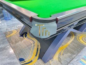 Table de <span class=keywords><strong>billard</strong></span> professionnelle de haute qualité, fabriquée en Chine, 7 pieds, 8 pieds, 9 pieds, 4,5 cm, structure en acier, bord en chêne, sac en cuivre, lourde, pour l'usine - Product Image 4