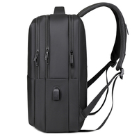 Mochila Escolar Casual, Resistente, Impermeable, para Portátil, con Carga USB y Diseño Antirrobo