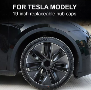 Les accessoires de voiture en acier inoxydable décorent le capuchon de moyeu remplaçable de 19 pouces pour Tesla Model Y - Product Image 3
