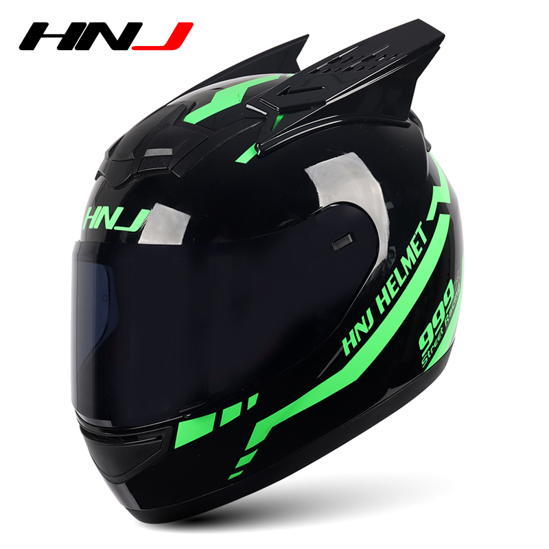 女の子用フルフェイスバイクヘルメットABS Cascoモト取り外し