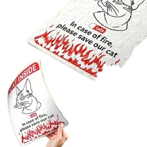 Заводская цена, высококачественный алюминий в случае пожара, пожалуйста, сохраните наш знак «кошка», аварийный знак «кошка»