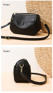 Sac fourre-tout décontracté en cuir souple de luxe pour femme, grand sac à bandoulière de créateur pour femme - Product Image 5