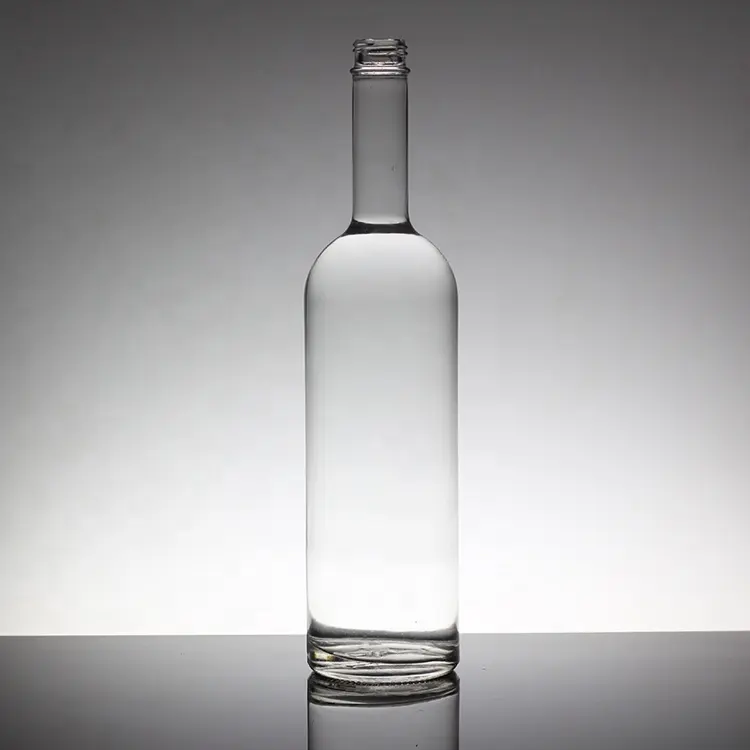 Botella de licor de Whisky, botella de vidrio con tapa, de alta calidad, 1 litro de fábrica