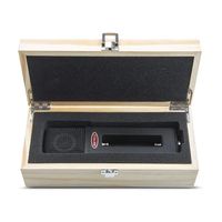 Ensemble de microphone à condensateur professionnel V8 avec grand diaphragme de 34 mm, XLR pour l'enregistrement en studio, le streaming en direct - Version de bureau portable