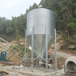 工厂价格玉米谷物家禽饲料仓小筒仓运输小麦筒仓容量20吨家禽饲料颗粒谷物筒仓 - Product Image 3