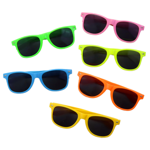 Unisex <strong>Custom</strong> Logo Sunglasses UV400 Acrylic Novelty Fashion Eyewear Promotion Red Blue Frame Accepts Customized Logo <strong>Glasses</strong> - Product Image 4