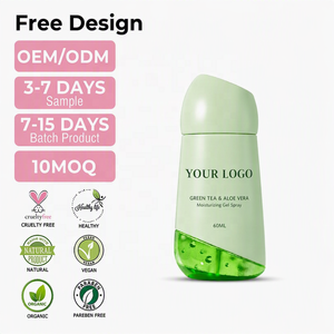Spray Fijador Vegano de Té Verde y <span class=keywords><strong>Aloe</strong></span> <span class=keywords><strong>Vera</strong></span>, Hidratante, de Larga Duración, Refrescante, Suavizante, Ligero, 60 ml, Maquillaje Facial - Product Image 6