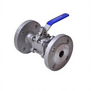 High Quality 304 Stainless Steel Flange Ball Valve Manual Operated OEM Customizable DN15-DN50 for Industrial Piping