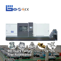 Centro de Torneado CNC Horizontal de Precisión, Máquina de Torneado y Fresado de Alta Resistencia con Sistema de Control GSK Fanuc, Torno CNC