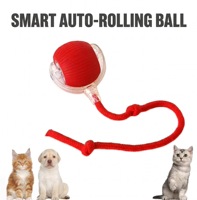 Jouet interactif pour chat intelligent et moderne, balle rechargeable à roulement automatique avec mouvement irrégulier de la queue, jouet d'exercice pour chaton