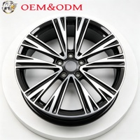 Jantes en alliage de qualité aérospatiale 18-20 pouces 5x112 (5x4.41) gris bronze pour Audi A4 A6 avec face usinée