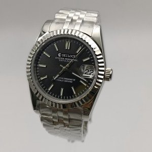 Reloj Mecánico Automático para Hombre SEILOCE de Diseño de Lujo, con Logotipo Personalizado Luminoso y Movimiento Automático Nh35 - Product Image 3