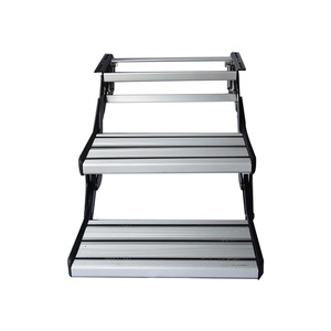 Escalón plegable manual de aleación de aluminio, doble capa, la mejor calidad - Product Image 5