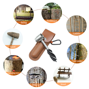 Survie en plein air camping terre travail du <span class=keywords><strong>bois</strong></span> foret main <span class=keywords><strong>bois</strong></span> ensemble d'outils poinçonnage trou <span class=keywords><strong>bois</strong></span> de chauffage <span class=keywords><strong>tarière</strong></span> <span class=keywords><strong>manuelle</strong></span> - Product Image 6