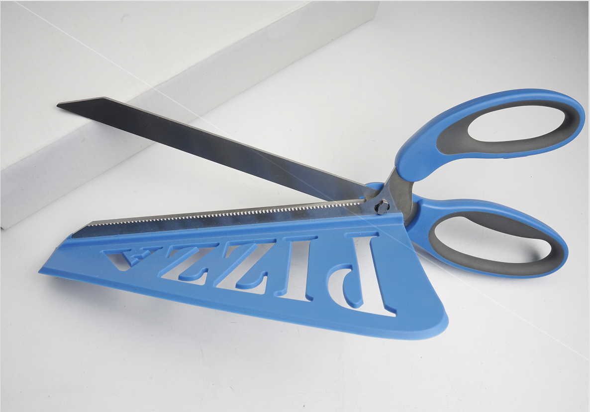 High quality new design easy to use stainless steel pizza scissors kitchen scissors
