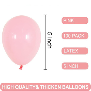 Chất Lượng Cao Kẹo Màu Bóng Cao Su 5 Inch Sinh Nhật Lễ Hội Đám Cưới Trang Trí Đảng Dày Pastel Bóng Bay Cao Su Bán Buôn - Product Image 2