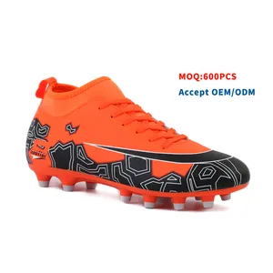 Desain baru sneakers sepak bola asli bermerek Harga Murah kustom sepatu olahraga sepak bola untuk pria