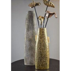 Juego de Jarrones Metálicos de 3 Piezas, Forma Irregular, Decorativos para Interiores - Product Image 3