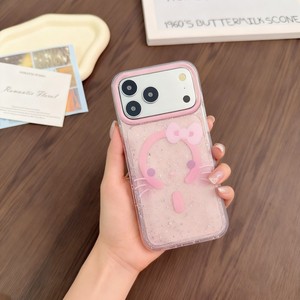 เคสโทรศัพท์มือถือลายการ์ตูนน่ารัก IMD โบว์ใสวิบวับ สำหรับ iPhone 17 pro max 16 15 14 plus  วัสดุ TPU ใส นุ่ม ป้องกันด้านหลัง - Product Image 4