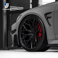 Jantes de voiture DJJ forgées sur mesure 5x112 gris brillant à rayons multiples 17 18 19 20 21 22 pouces pour Audi A3 A4 A5 A6 RS4 RS5 RS6 RS7
