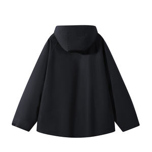 Veste personnalisée avec logo pour homme, idéale pour le printemps et l'automne, grande taille, à capuche, coupe-vent et imperméable, pour les activités de plein air et la montagne. - Product Image 4