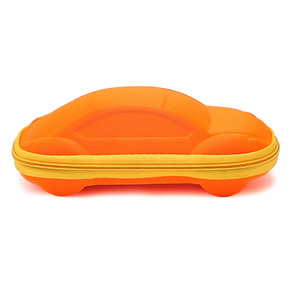 Folding Zipper Car Shaped Glasses Case Microfiber 3-5.9in Eyeglasses Storage - Product Image 4