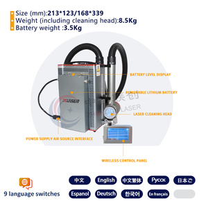 Ba lô được thiết kế điện thoại di động sợi gỉ Cleaner Đối với thép không gỉ nhôm Lithium-Ion pin graffiti loại bỏ cho sử dụng ngoài trời - Product Image 6