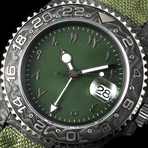 Reloj Deportivo de Alta Gama con Esfera Pictográfica Árabe Verde Oscuro, Material de Fibra de Carbono Extremadamente Ligero, Artículo en Venta Caliente - Product Image 2