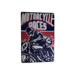 Insegna di latta Vintage stampata in rilievo personalizzata all'ingrosso per la decorazione della parete del Garage del Bar segni di latta in metallo <span class=keywords><strong>olio</strong></span> - Product Image 3