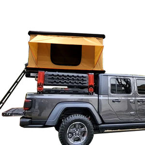 Tente de toit rigide en aluminium imperméable pour 2 personnes, pour le <span class=keywords><strong>camping</strong></span> en plein air, les voyages hors route, les SUV <span class=keywords><strong>4x4</strong></span> et les remorques de <span class=keywords><strong>camion</strong></span> - Product Image 4