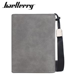 กระเป๋าสตางค์ผู้ชายแบรนด์ Baellerry สีดำ ความจุขนาดใหญ่ ช่องใส่บัตรหลายช่อง กระเป๋าใส่เหรียญแบบมีซิป สไตล์ธุรกิจ ใช้ได้ทุกวัน - Product Image 5