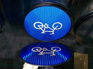 لافتة مرورية عاكسة مخصصة عالية الجودة من الألومنيوم بطول 3 أمتار، لافتة 'ممنوع الوقوف' - Product Image 4