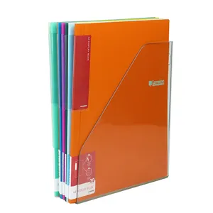 SWROLD Fashion Desktop Document Collection organizer scaffale per File addensato File di libri in plastica PP portariviste trasparente