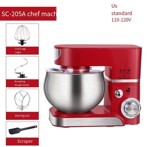 เครื่องผสมแป้งเครื่องผสมแนวตั้งอเนกประสงค์เครื่องตีไข่แบบตั้งโต๊ะสำหรับเชฟที่บ้าน - Product Image 3