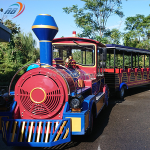 Le <span class=keywords><strong>parc</strong></span> d'attractions électrique à piles de centre commercial d'enfants et adulte monte le grand train sans rail - Product Image 2