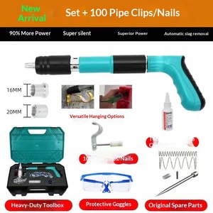 Mini Nail Gun Silencer Nail Gun Foreign Trade Staple Gun Strong Nagler Strong Ceiling Tool One Piece <b>Dropshipping</b> - Product Image 6