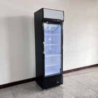 Réfrigérateur vitrine à porte vitrée pour supermarché, présentoir commercial pour boissons et bières, congélateur