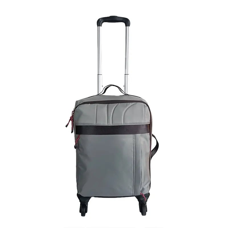 20 inch Travelling Trolley Custom Carry On Bags High Capacity Hand Baggage Suitcase Travel Bags Cloth Luggage