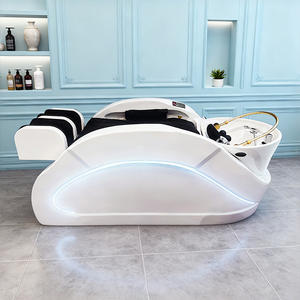 Chaise moderne multifonctionnelle de <span class=keywords><strong>shampooing</strong></span> de massage complet du corps <span class=keywords><strong>Coiffeuse</strong></span> de lit Salon de beauté Chaise électrique de lavage des cheveux pour salon de coiffure - Product Image 1