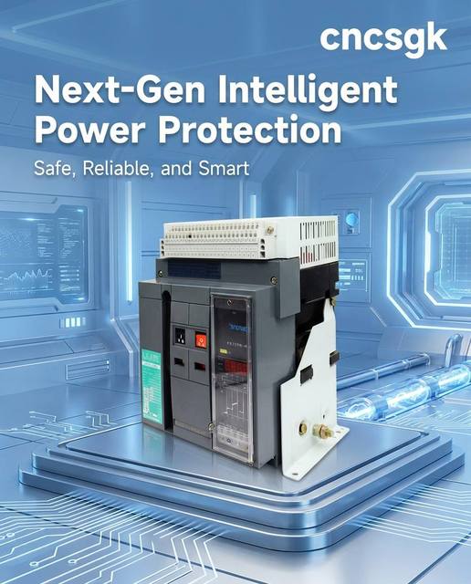CNCSGK CSW1-2000 4P 2000A Fixed Moulded Case Circuit Breaker 6kA/10kA Breaking Capacity 230V/400V DIN Rail Mount