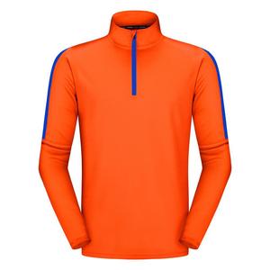 Quick Dry 1/4 Zip Long Sleeve Football Jersey Breathable Custom Team Training Sports <b>Pullover</b> - Product Image 6