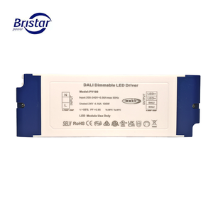 Dali-2 tương thích 100W lập trình dẫn lái xe 24V/48V DC nhựa trường hợp cho <span class=keywords><strong>LED</strong></span> dải kiến trúc khách sạn chiếu sáng AC-DC - Product Image 2