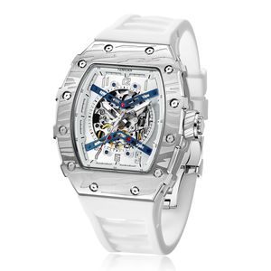 사용자 정의 로고 브랜드 하이 퀄리티 방수 스테인레스 스틸 자동 기계식 시계 남성용 비즈니스 럭셔리 시계 - Product Image 1