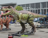 Dinosaures animatroniques Tyrannosaurus Rex grandeur nature, modèle réaliste de dinosaure en caoutchouc fait main pour le parc jurassique