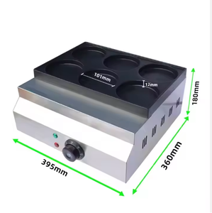 เครื่องทำเบอร์เกอร์และขนมถั่วแดง/ขนมวงกลม สแตนเลส คุณภาพสูง 220V สำหรับร้านค้า/แผงลอย - Product Image 3