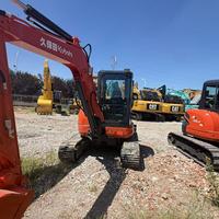 Mini-excavatrice Kubota U55-4 d'occasion de haute qualité, 5 tonnes, d'origine japonaise, à prix avantageux, à vendre