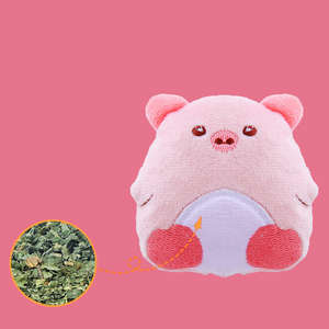 Adorable jouet pour chat de la série des petits animaux de dessin animé contient de l'herbe à chat et du <span class=keywords><strong>papier</strong></span> <span class=keywords><strong>bruissant</strong></span> pour l'auto-jeu - Product Image 5