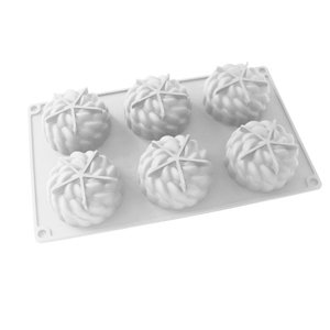 Stampo in Silicone Alimentare Moderno per Torta Mousse a Forma di Fiore di Santa Anna - Riutilizzabile, Ecologico, Adatto al <span class=keywords><strong>Forno</strong></span> - Product Image 2