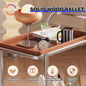 <span class=keywords><strong>Tavolino</strong></span> Vintage in legno massello rimovibile in stile antico piccolo appartamento con struttura in acciaio inossidabile tavolo da tè - Product Image 2